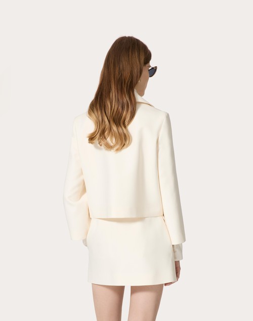 Red Valentino GIACCA IN CREPE COUTURE In Saldo