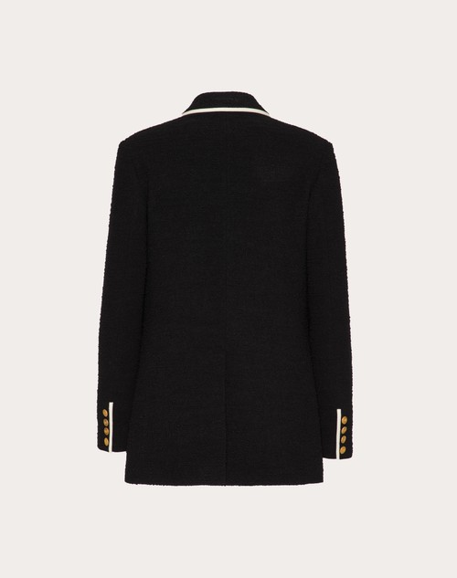 Red Valentino BLAZER IN LIGHT WOOL TWEED Negozio online di fabbrica