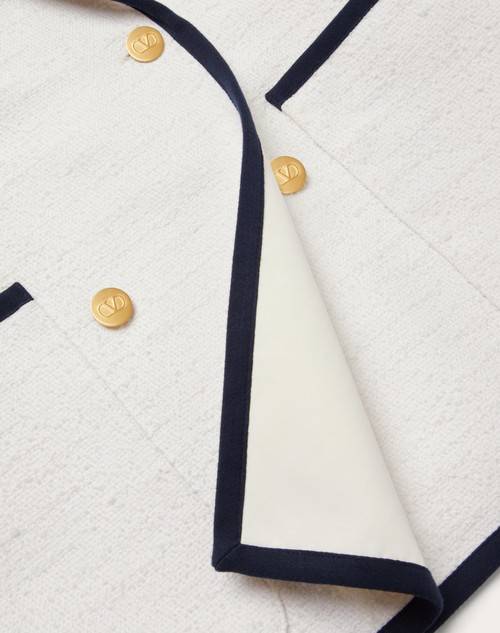 Red Valentino BLAZER IN CRISP TWEED Prezzo di fabbrica