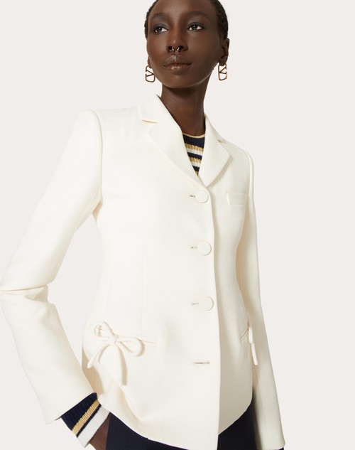 Red Valentino GIACCA IN CREPE COUTURE Comprare a buon mercato