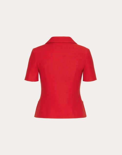 Red Valentino GIACCA IN CREPE COUTURE Grande vendita