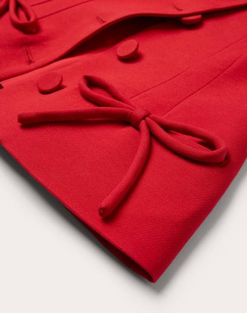 Red Valentino GIACCA IN CREPE COUTURE Grande vendita
