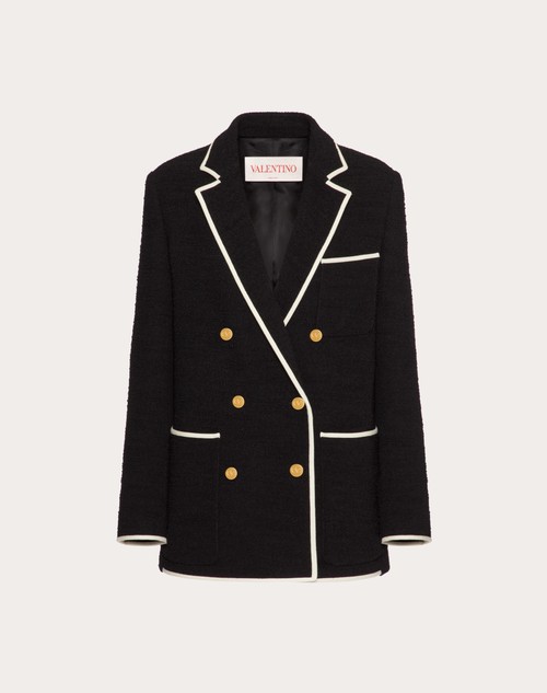 Red Valentino BLAZER IN LIGHT WOOL TWEED Flash Sale