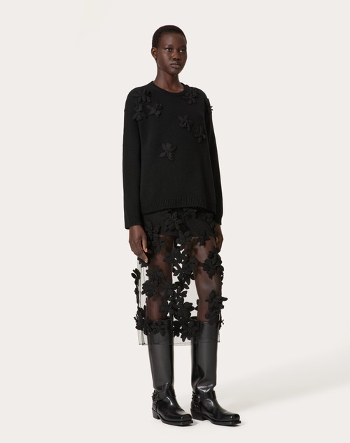 Red Valentino MAGLIA IN LANA RICAMATA Shopping online