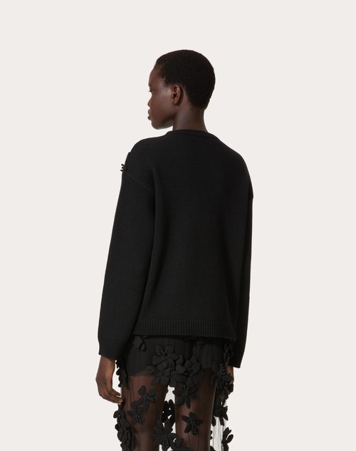 Red Valentino MAGLIA IN LANA RICAMATA Shopping online