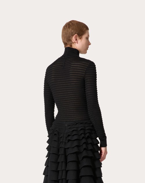 Red Valentino MAGLIA IN VISCOSA E LANA Offerta esclusiva