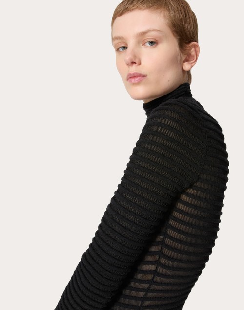 Red Valentino MAGLIA IN VISCOSA E LANA Offerta esclusiva