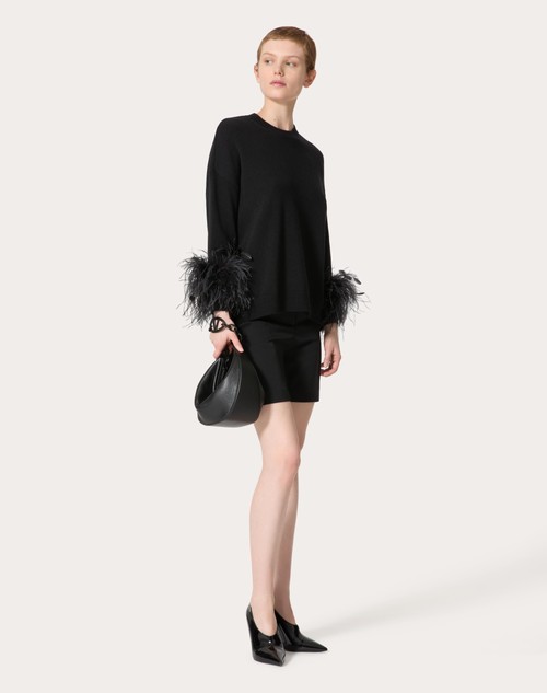 Red Valentino MAGLIA IN LANA CON PIUME Vendite stagionali