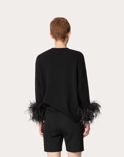 Red Valentino MAGLIA IN LANA CON PIUME Vendite stagionali