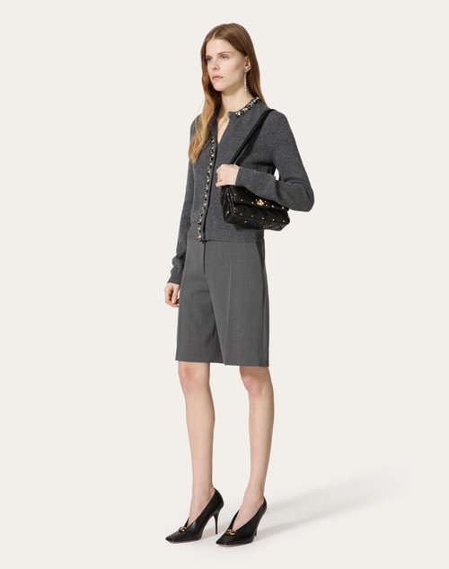 Red Valentino CARDIGAN IN LANA RICAMATO Offerta natalizia