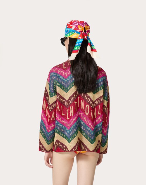 Red Valentino MAGLIA IN LUREX VALENTINO CHEVRON Latest fashion