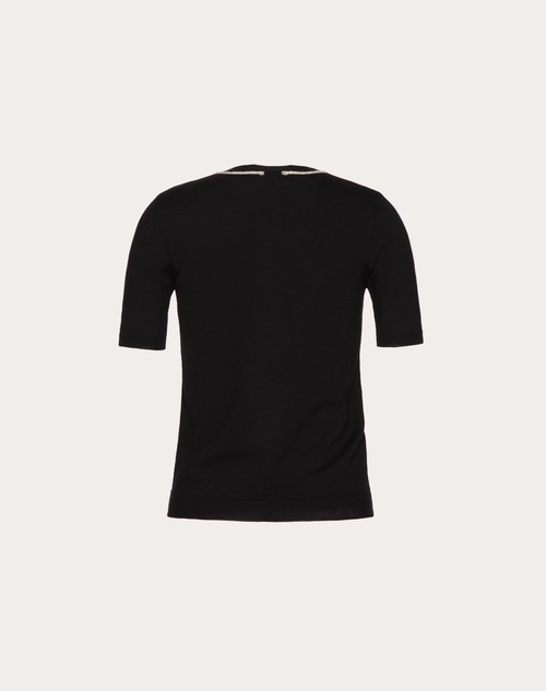 Red Valentino MAGLIA IN LANA RICAMATA Offerte speciali