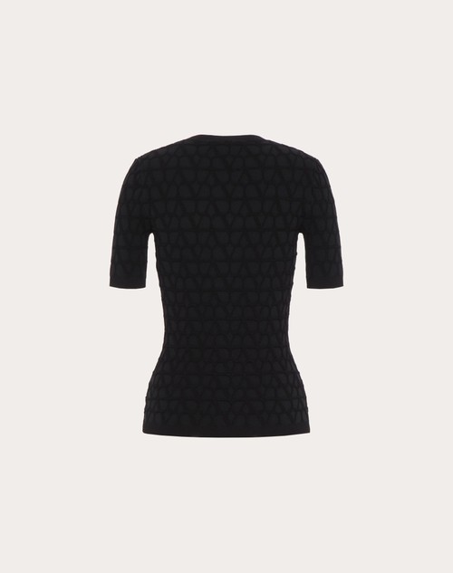 Red Valentino MAGLIA IN STRETCHED VISCOSE TOILE ICONOGRAPHE Enormi risparmi