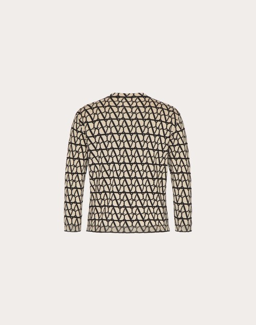 Red Valentino CARDIGAN IN LANA TOILE ICONOGRAPHE Prezzo basso