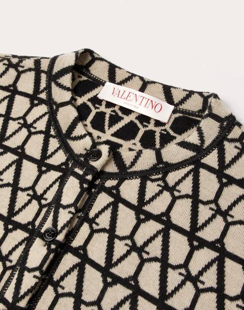 Red Valentino CARDIGAN IN LANA TOILE ICONOGRAPHE Prezzo basso