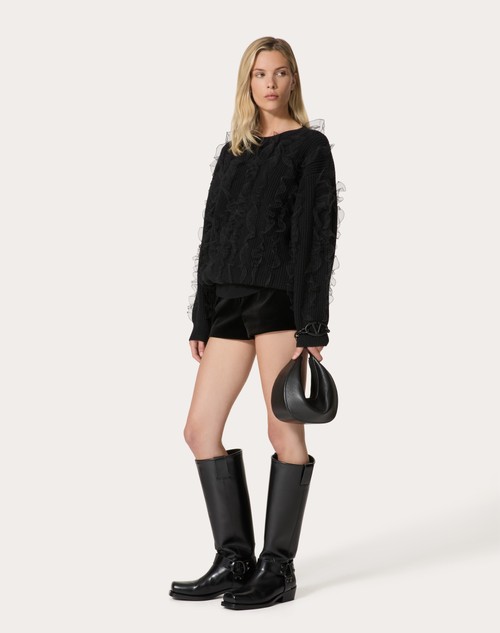 Red Valentino SHORT IN VELLUTO Promozione temporanea