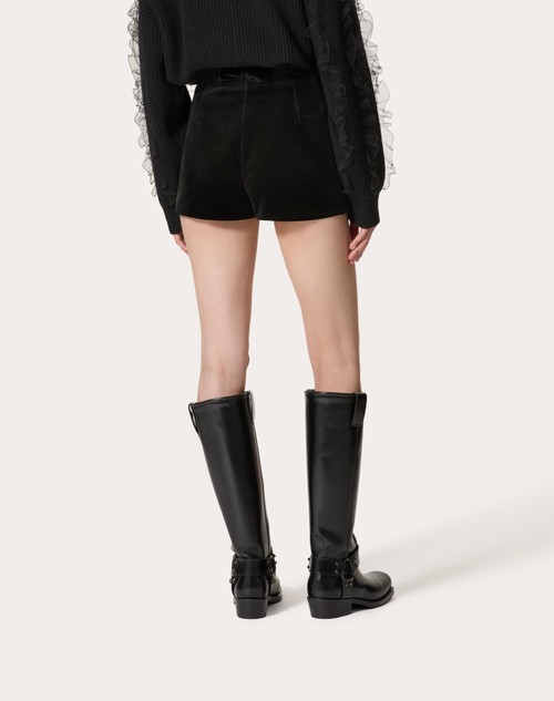 Red Valentino SHORT IN VELLUTO Promozione temporanea