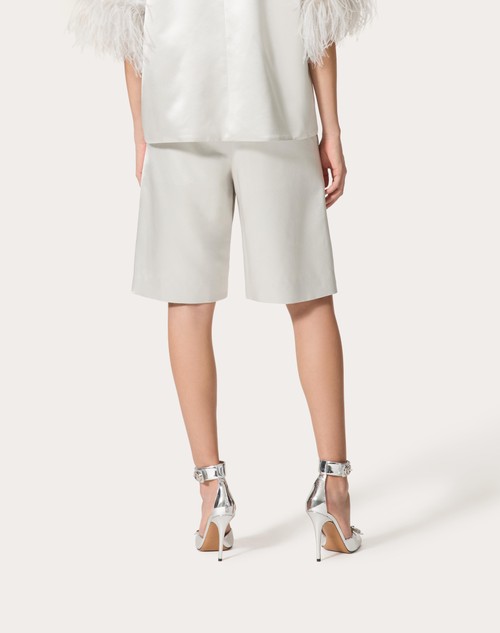 Red Valentino BERMUDA IN SATIN DE SOIE Only for today