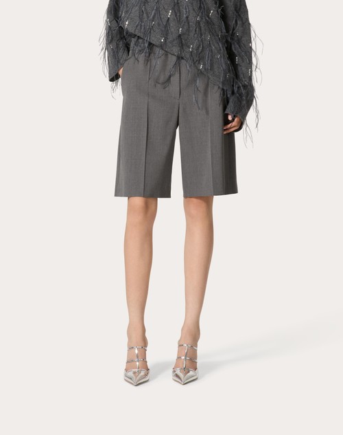 Red Valentino BERMUDA IN ACTIVE GABARDINE Offerta speciale della fabbrica