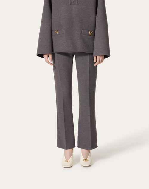 Red Valentino PANTALONI IN COMPACT DRAP Fino al 55% di sconto