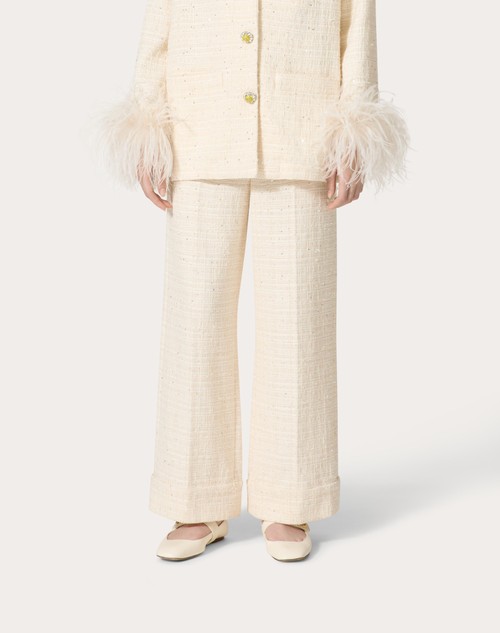 Red Valentino PANTALONI IN DELICATE TWEED Discount Store per i nuovi prodotti