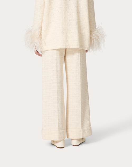 Red Valentino PANTALONI IN DELICATE TWEED Discount Store per i nuovi prodotti