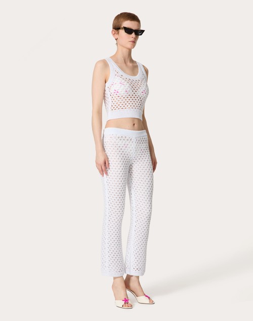 Red Valentino PANTALONI IN VISCOSE, LUREX AND PAILLETES Trasporto libero internazionale