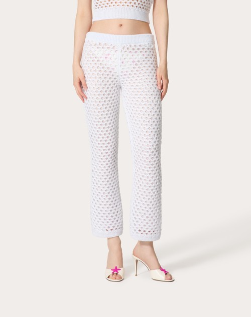 Red Valentino PANTALONI IN VISCOSE, LUREX AND PAILLETES Trasporto libero internazionale