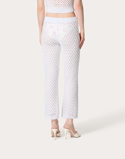 Red Valentino PANTALONI IN VISCOSE, LUREX AND PAILLETES Trasporto libero internazionale