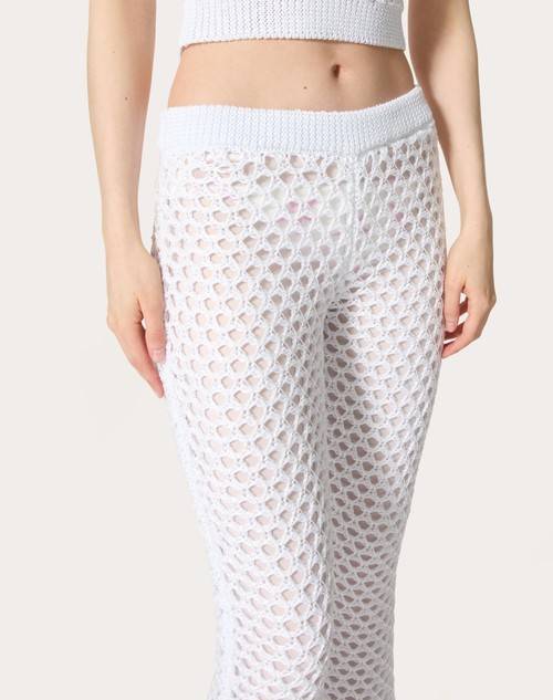 Red Valentino PANTALONI IN VISCOSE, LUREX AND PAILLETES Trasporto libero internazionale