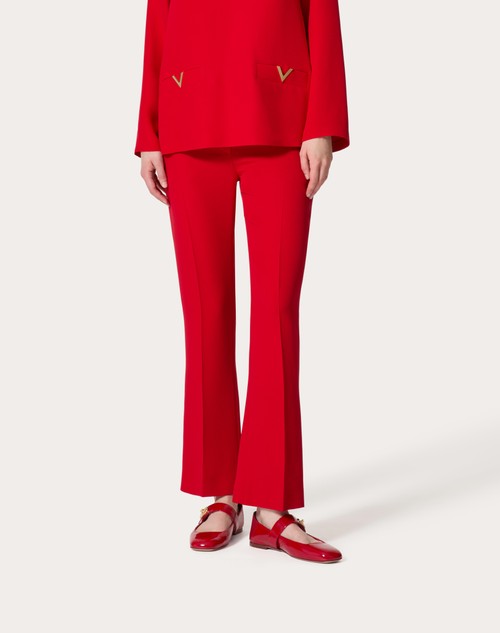 Red Valentino PANTALONI IN CADY COUTURE Esporta salva