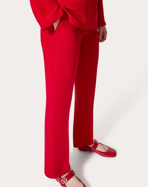 Red Valentino PANTALONI IN CADY COUTURE Esporta salva