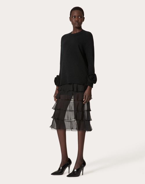 Red Valentino GONNA IN CHIFFON Promozione