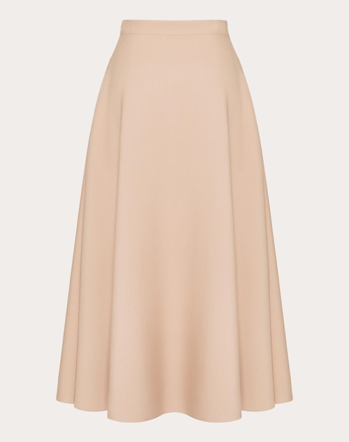 Red Valentino GONNA MIDI IN CREPE COUTURE Offerta