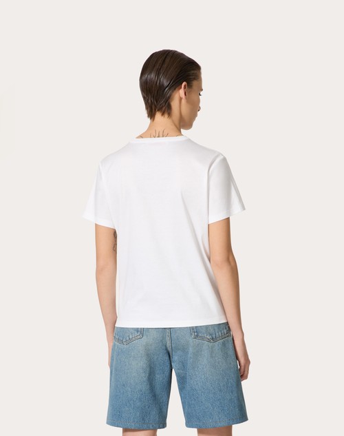 Red Valentino T-SHIRT IN COTTON JERSEY Outlet