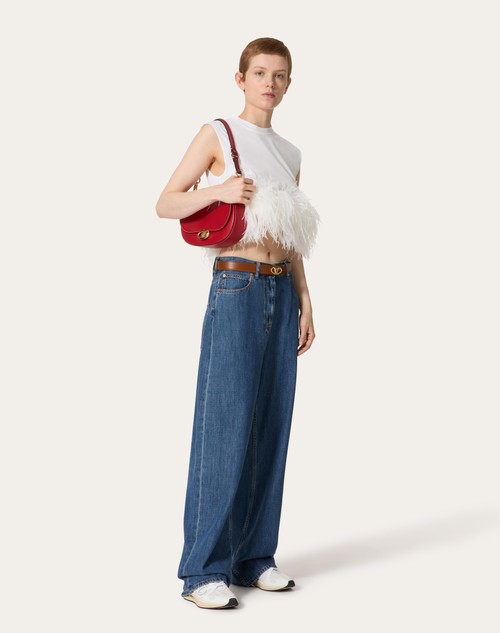 Red Valentino PANTALONI IN DENIM BLU MEDIO Negozio