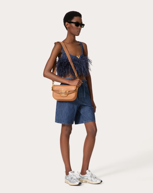 Red Valentino TOP IN CHAMBRAY DENIM Sconto di tempo limitato