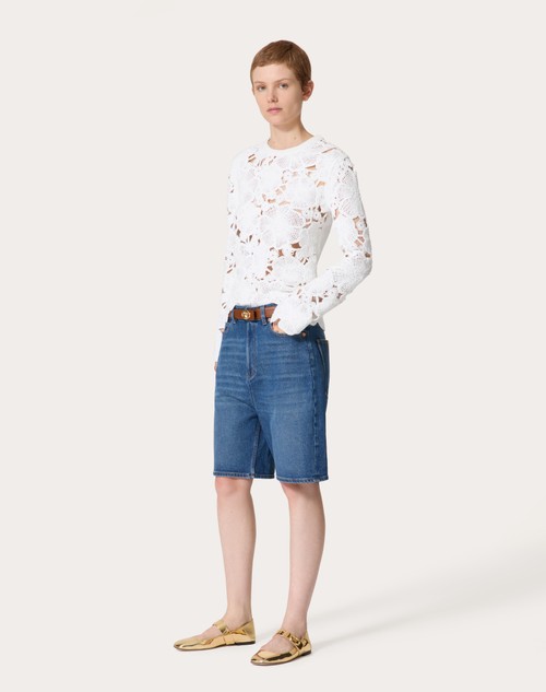 Red Valentino BERMUDA IN DENIM Prezzo di fabbrica