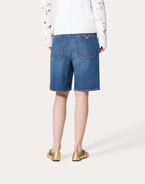 Red Valentino BERMUDA IN DENIM Prezzo di fabbrica