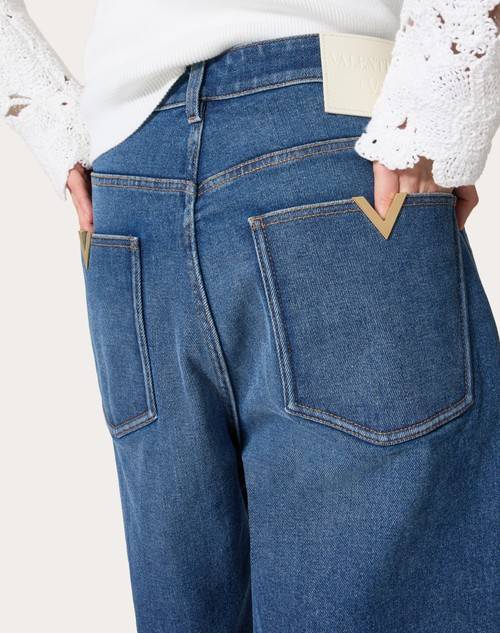 Red Valentino BERMUDA IN DENIM Prezzo di fabbrica