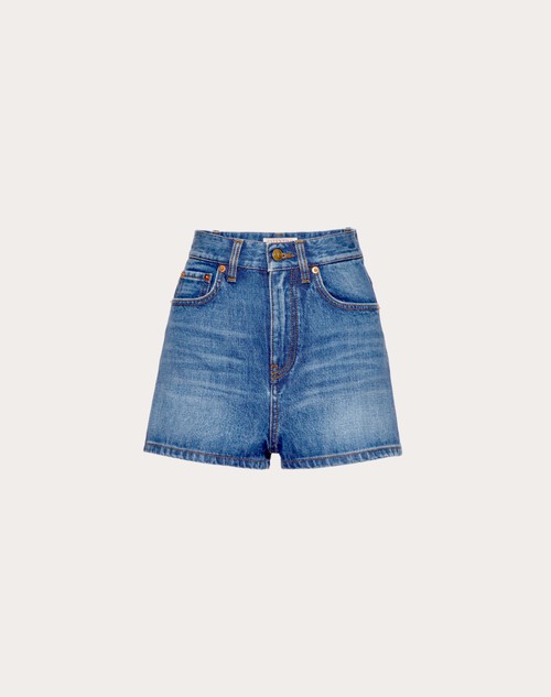 Red Valentino SHORTS IN DENIM Flash Sale