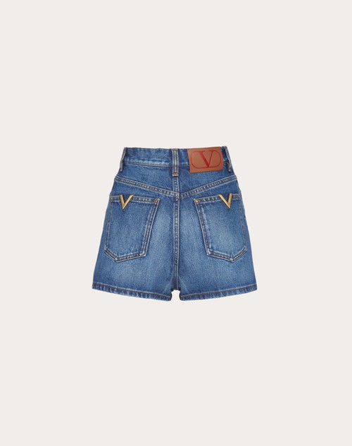 Red Valentino SHORTS IN DENIM Flash Sale