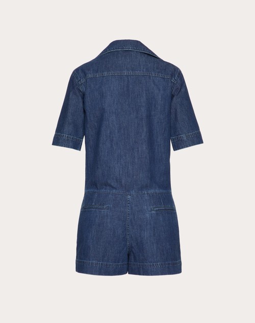 Red Valentino TUTA IN CHAMBRAY DENIM Black Friday