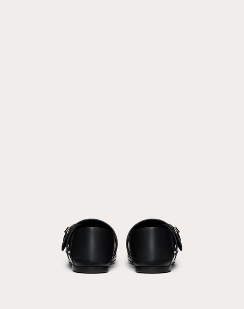 Red Valentino BALLERINA MARY-JANE VLOGO LOCKER IN VERNICE Offerta temporanea
