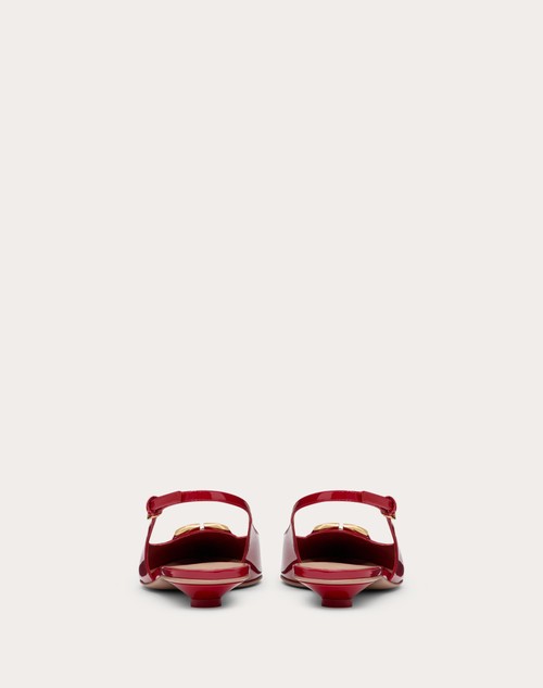 Red Valentino BALLERINA SLINGBACK VLOGO THE BOLD EDITION IN VERNICE 20MM Offerte speciali