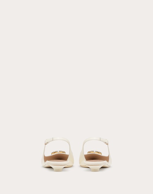 Red Valentino BALLERINA SLINGBACK VLOGO THE BOLD EDITION IN VITELLO 20MM Sconti VIP