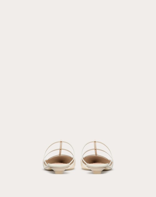 Red Valentino MULE ROCKSTUD WISPY IN VITELLO 20MM Rilascio limitato