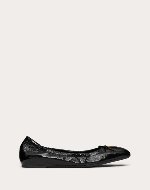 Red Valentino BALLERINA VLOGO SIGNATURE IN VERNICE Latest stili
