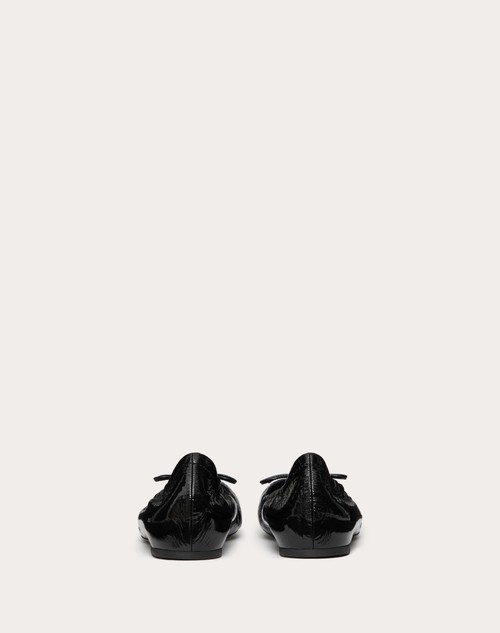 Red Valentino BALLERINA VLOGO SIGNATURE IN VERNICE Latest stili