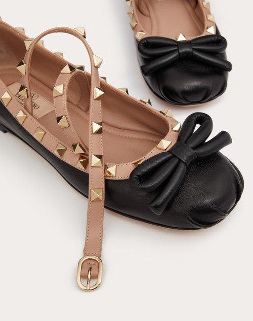 Red Valentino BALLERINA ROCKSTUD IN NAPPA Promozione temporanea